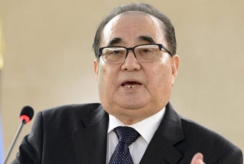 Ông Ri Su-yong vừa được bổ nhiệm làm Chủ tịch Ủy ban Đối  ngoại, Quốc hội Triều Tiên. Ảnh: Reuters.