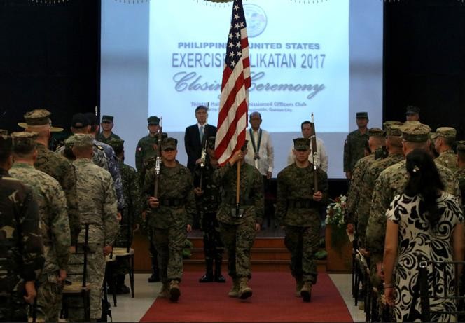 Mỹ và Philippines tiến hành tập trận Balikatan 2017. Ảnh: Manila Bulletin