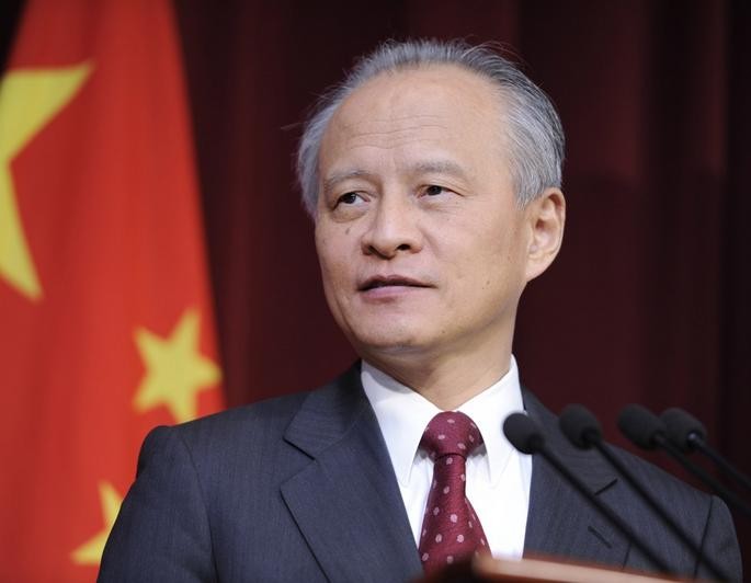 Đối với việc Mỹ bán vũ khí cho Đài Loan, Đại sứ Trung Quốc tại Mỹ Thôi Thiên Khai nói rằng Trung Quốc 