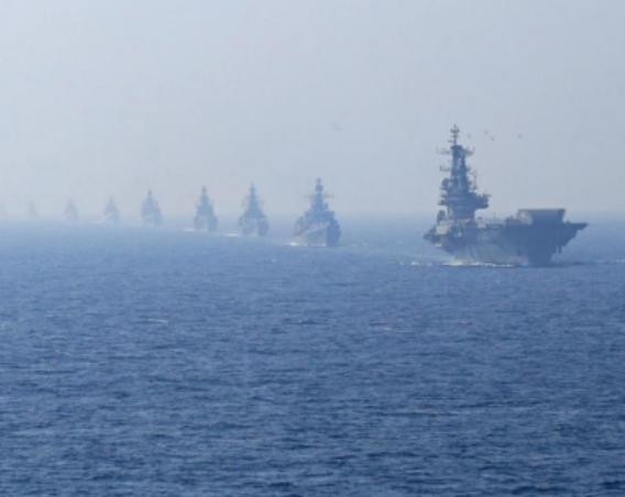 Hạm đội Hải quân Ấn Độ. Ảnh: Cankao