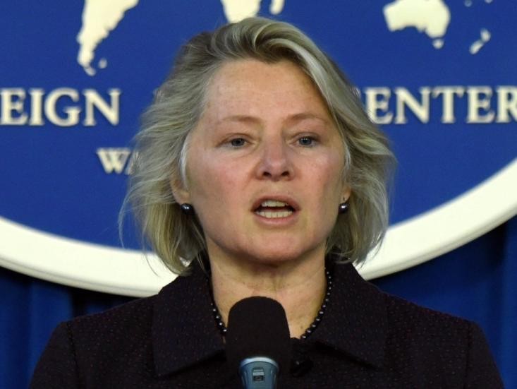 Bà Susan Thornton, đại diện Trợ lý Ngoại trưởng Mỹ phụ trách các vấn đề Đông Á và Thái Bình Dương, Bộ Ngoại giao Mỹ. Ảnh: South China Morning Post.