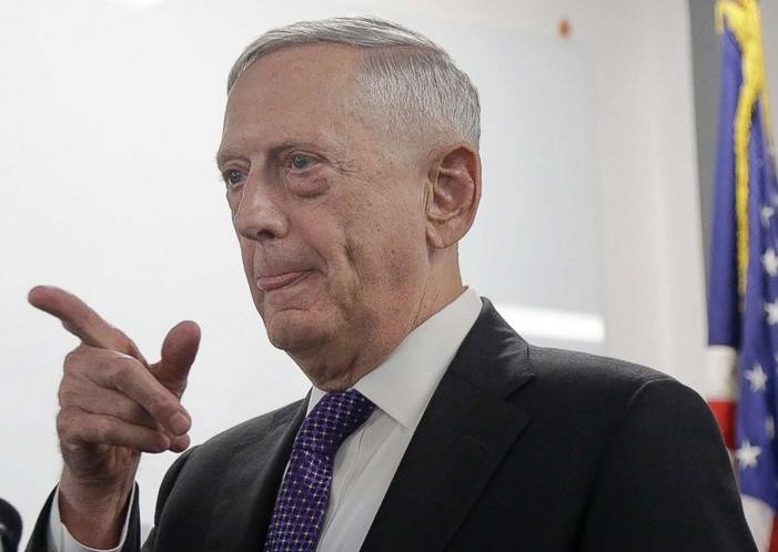 Bộ trưởng Quốc phòng Mỹ James Mattis. Ảnh: ABC News