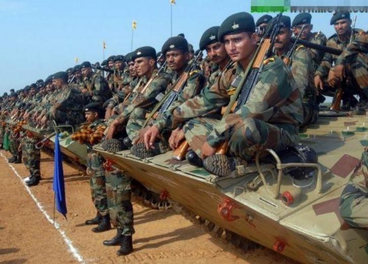 Binh sĩ lục quân Ấn Độ. Ảnh: Sohu.