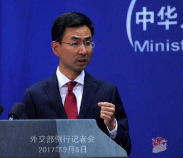 Người phát ngôn Bộ Ngoại giao Trung Quốc Cảnh Sảng. Ảnh: news.china.com.