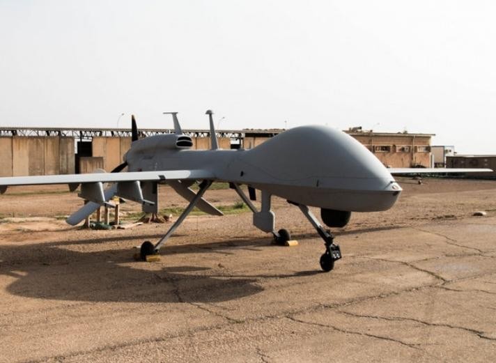 Máy bay không người lái MQ-1C Gray Eagle của lục quân Mỹ. Ảnh: Defense News.