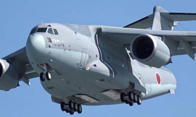 Máy bay vận tải cỡ lớn C-2 do Tập đoàn công nghiệp nặng Kawasaki Nhật Bản chế tạo. Ảnh: Ifeng.