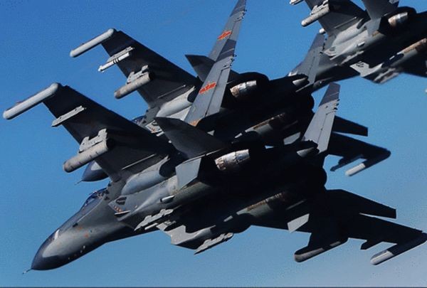 Máy bay chiến đấu J-11 Trung Quốc. Ảnh: Sohu.