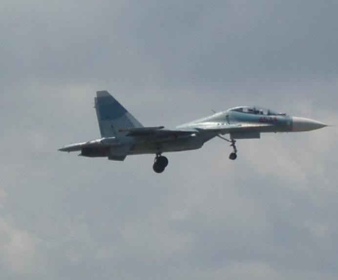 Máy bay chiến đấu Su-30 của không quân Việt Nam. Ảnh: Huanqiu