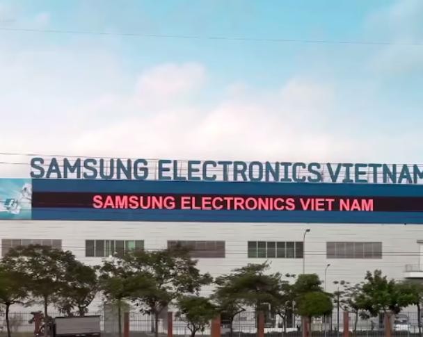 Nhà máy của hãng Samsung Hàn Quốc tại Việt Nam. Ảnh: Sohu.