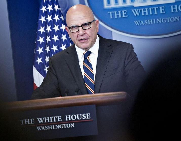 Cố vấn an ninh quốc gia Mỹ Herbert R. McMaster. Ảnh: Bloomberg.