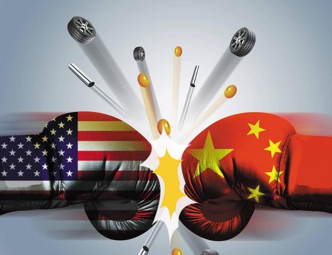 Chiến tranh thương mại Trung - Mỹ có xảy ra hay không đang gây chú ý cho cộng đồng quốc tế. Ảnh: Sohu.