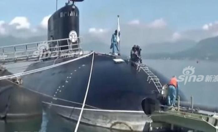 Tàu ngầm thông thường lớp Kilo của hải quân Việt Nam. Ảnh: Sina.