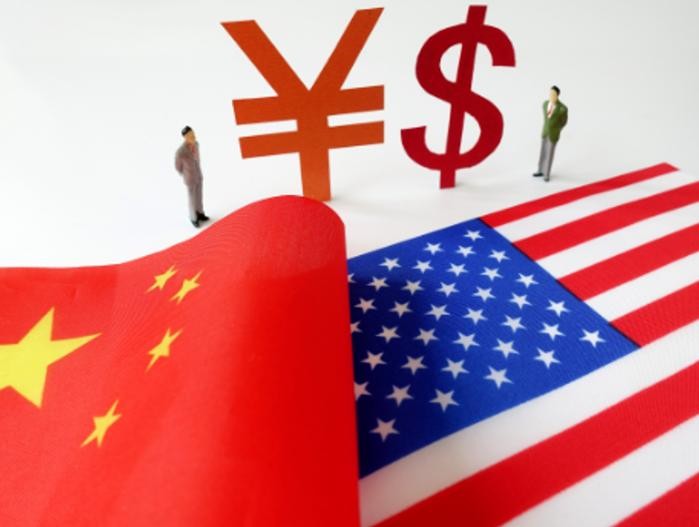 Chiến tranh thương mại Trung - Mỹ đã nổ ra. Ảnh: Dwnews.