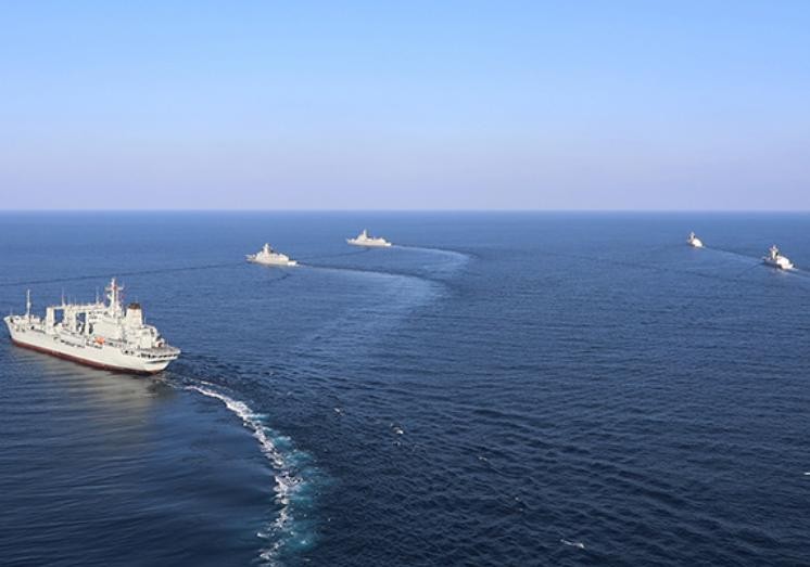 Biên đội tàu chiến hải quân Trung Quốc. Ảnh: Military.cnr.cn. Biên đội tàu chiến hải quân Trung Quốc. Ảnh: Military.cnr.cn.