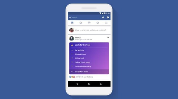 Facebook thêm tính năng Lists cho phép người dùng viết status dưới dạng liệt kê danh sách - Ảnh 1