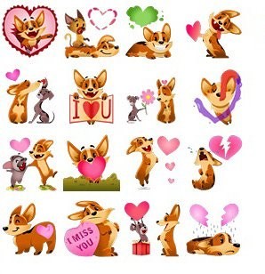 Hướng dẫn tải sticker cún, chó đáng yêu trên Facebook năm Tuất - Ảnh 11