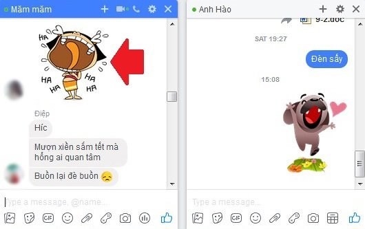 Hướng dẫn tải sticker cún, chó đáng yêu trên Facebook năm Tuất - Ảnh 1