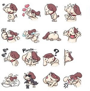 Hướng dẫn tải sticker cún, chó đáng yêu trên Facebook năm Tuất - Ảnh 5