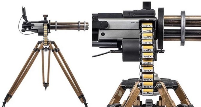 Dạo quanh bảo tàng vũ khí được làm từ máy ảnh và ống kính - Ảnh 9