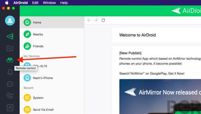 Cách kiểm soát smartphone Android từ điện thoại iPhone ảnh 2