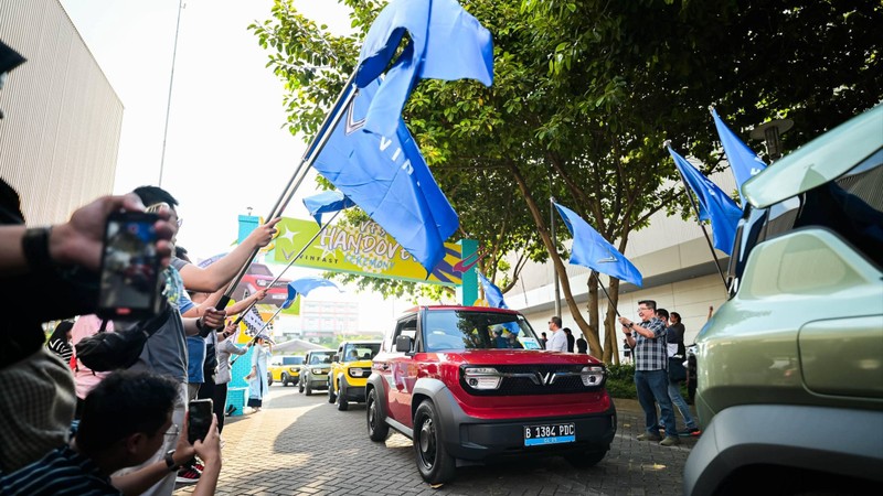 Vinfast VF3 được vinh danh ''Tân binh xe điện ấn tượng nhất'' tại Indonesia 