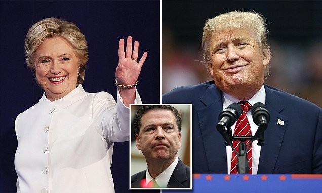 Quyết định của ông Comey khiến ứng viên Donald Trump hy vọng lật ngược được thế thua