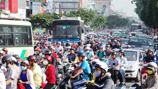 Khổ như… kẹt xe ở TP.HCM - ảnh minh hoạ