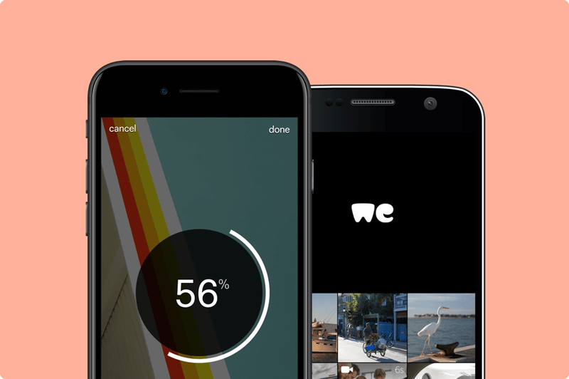 WeTransfer: Ứng dụng WeTransfer cho phép người dùng đưa các gói dữ liệu dung lượng lớn lên máy chủ, rồi chia sẻ đường liên kết để tải về (tối đa 20 người). Ưu điểm của nó là bạn không cần đăng ký tài khoản, tốc độ upload cao và tích hợp hệ thống quét virus. Hơn nữa, nhà phát hành còn cung cấp các dịch vụ cao cấp kèm theo (có trả phí),
