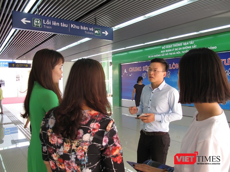 Cận cảnh nhà ga, tàu mẫu đường sắt trên cao Cát Linh - Hà Đông  ảnh 31