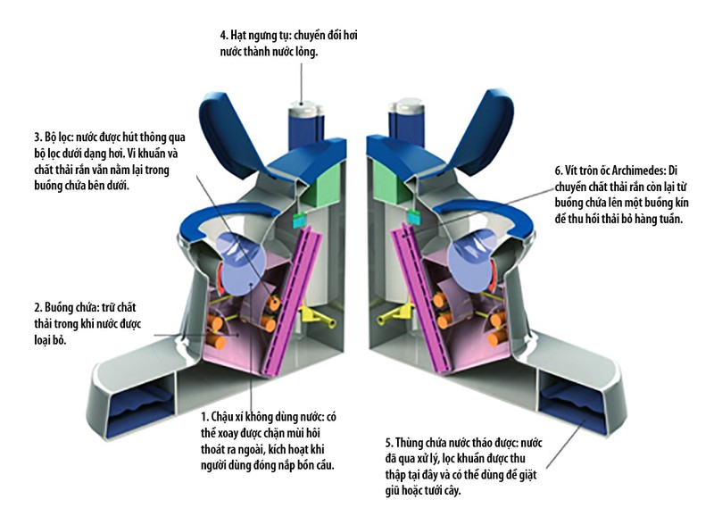 Tương lai đi vệ sinh sẽ không cần dội nước? ảnh 1