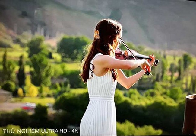 VTC đang phát thử nghiệm truyền hình 4K trên kênh VCT HD1. 
