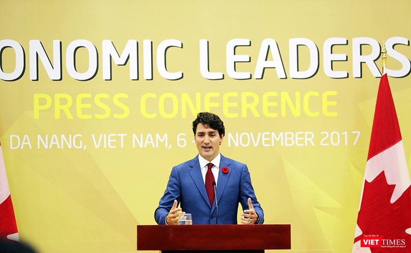 Thủ tướng Canada Justin Trudeau với phong thái trẻ trung, dễ mến.
