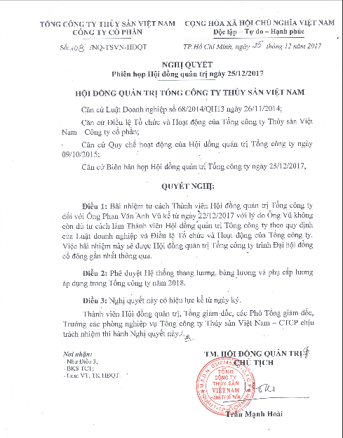 “Không còn đủ tư cách”, ông Vũ “nhôm” bị đẩy ra khỏi HĐQT Seaprodex ảnh 1