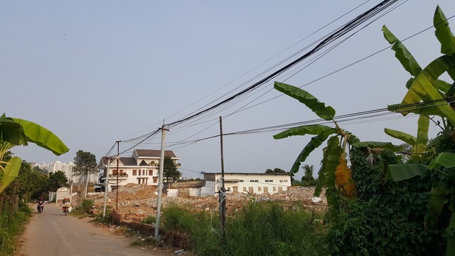 Một số căn nhà trong Dự án Bắc Phước Kiển – Nhà Bè (Ảnh: Tuổi trẻ)