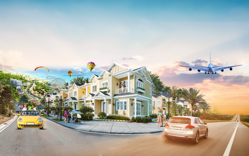 NovaWorld Phan Thiet cách TP Hồ Chí Minh 1 tiếng 40 phút qua cao tốc Hồ Chí Minh – Dầy Giây – Phan Thiết, cách sân bay Phan Thiết 20 phút. (ảnh: mẫu second home tại NovaWorld Phan Thiet)