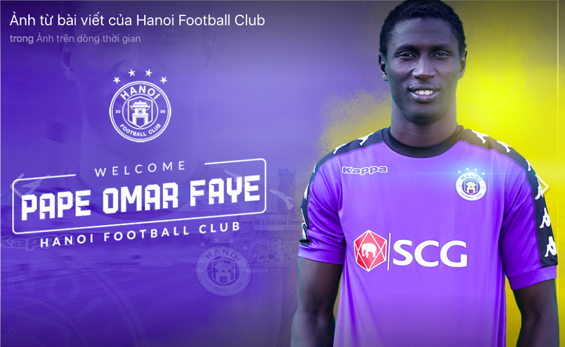 Khá nhiều trận HLV Chu Đình Nghiêm chỉ dùng duy nhất Omar. Ảnh CLB.