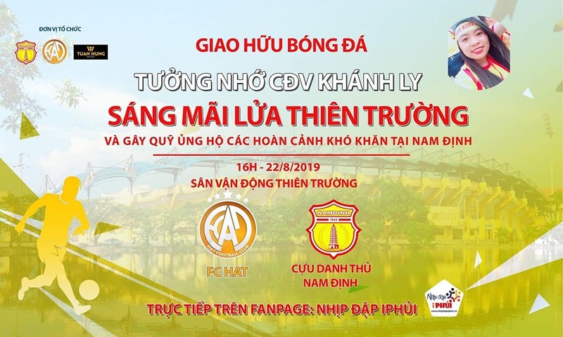 Có một hội cổ động viên như thế! ảnh 1 Trận đấu gây quỹ chiều 22/8/2019 dự báo sẽ có rất nhiều người tham gia. Ảnh NĐFC.