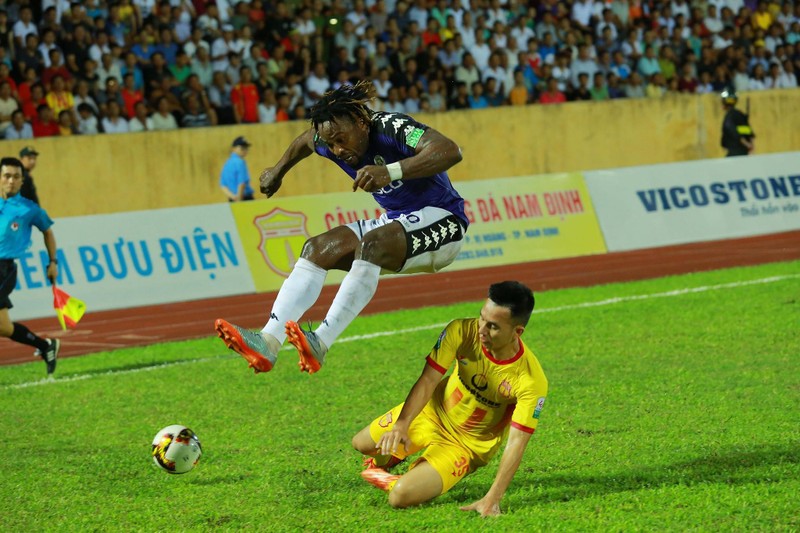Hà Nội - Nam Định: Không đơn thuần là 3 điểm ảnh 1 Hà Nội muốn đòi món nợ 2-0 trên sân Thiên Trường. Ảnh NĐFC