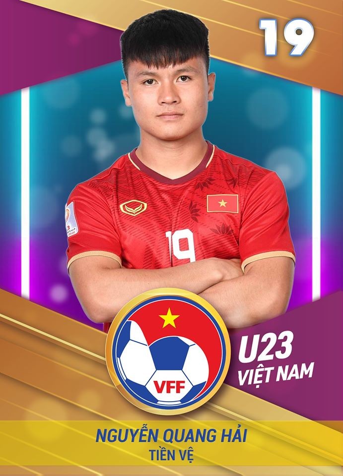 Quang Hải là cái tên được kỳ vọng nhất U23 Việt Nam. Ảnh VFF