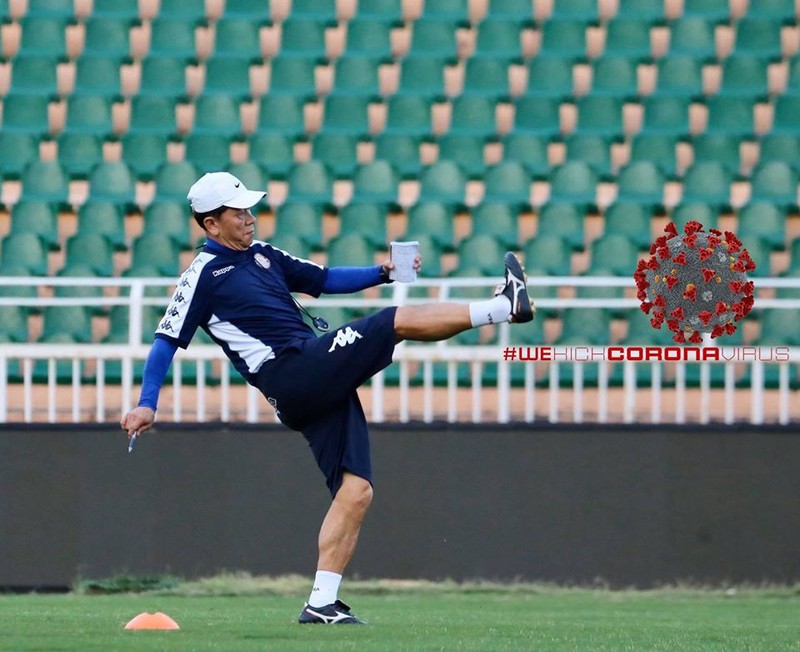 CLB TP.HCM là đội đầu tiên tại V.League giảm 50% lương trong tháng 4. Ảnh CLB