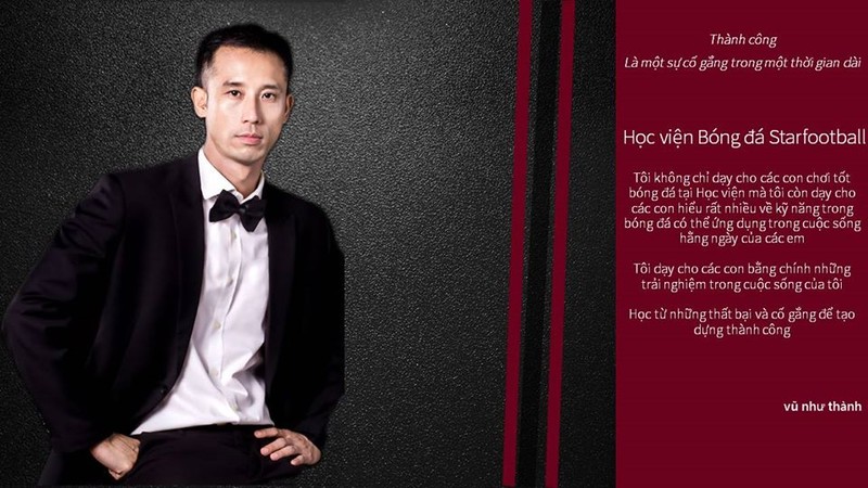 Cuộc đời ông chủ của Học viện Bóng đá StarFootball Academy nếu gặp đạo diễn có nghề, có thể dựng thành phim. Ảnh FBNV