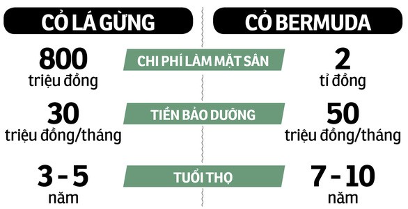 Mặc dù kinh phí bảo dưỡng sân không lớn nhưng do VPF du di, nên ngoài sân Vinh vẫn còn khá nhiều sân V.League đã "bỏ qua" khâu chăm sóc mặt cỏ. Ảnh VPF Mặc dù kinh phí bảo dưỡng sân không lớn nhưng do VPF du di, nên ngoài sân Vinh vẫn còn khá nhiều sân V.League đã "bỏ qua" khâu chăm sóc mặt cỏ. Ảnh VPF