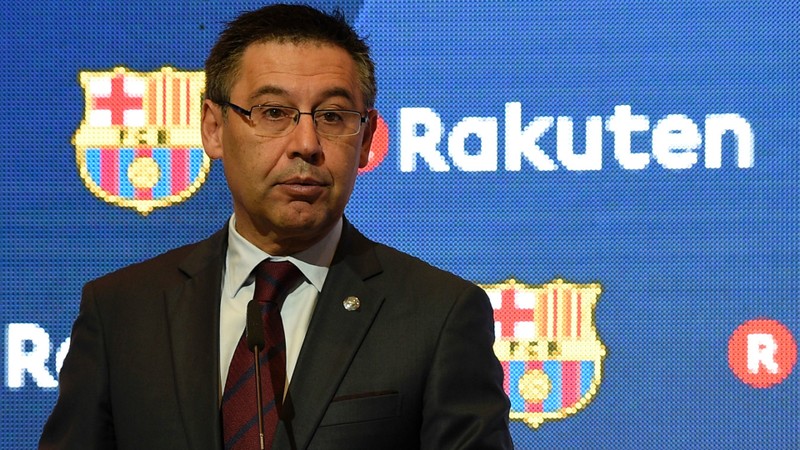 Chủ tịch CLB Josep Maria Bartomeu đang bị cấp phó cũ của mình, ông Emili Rousaud tố cáo tham nhũng. Ảnh CLB Barca