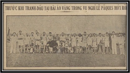 Những năm 1930 thường xuyên có các trận giao hữu bóng đá giữa ASNA và các đội của Nha Trang, Đà Nẵng, Thanh Hóa, Hà Nội và Hải Phòng. Ảnh của tác giả cung cấp