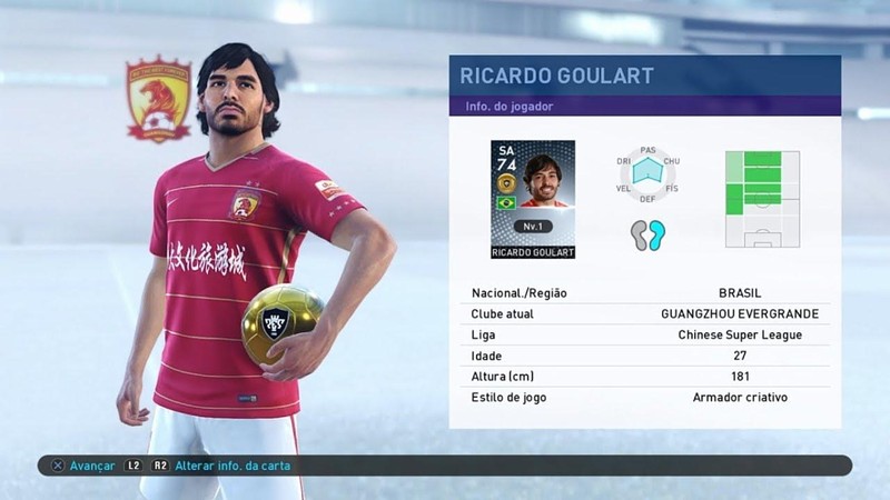 13 trận tại Chinese Super League trong màu áo CLB Quảng Châu tiền vệ 30 tuổi này đã có 7 bàn thắng. Ảnh Daily China