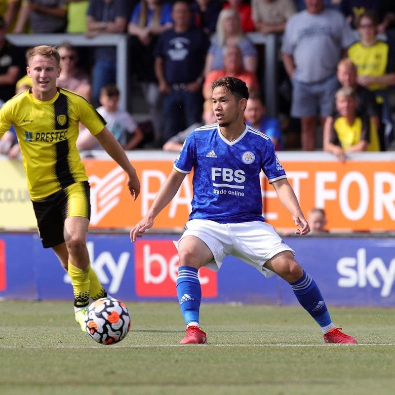 Thanawat có cơ hội sát cánh cùng những cầu thủ danh tiếng như Jamie Vardy, Kelechi Iheanacho, Daniel Amartey hay Ndidi. Ảnh FBNV