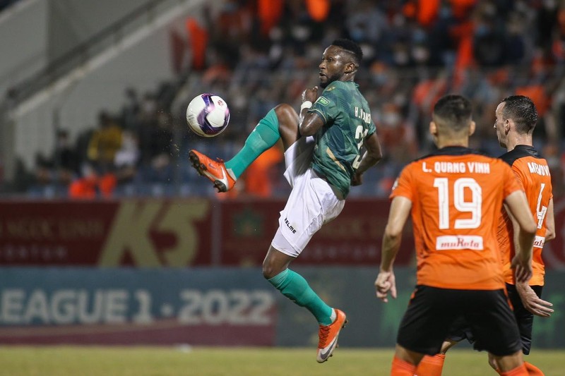 Hoàng vũ Samson (TP.HCM) vẫn đang chơi rất ấn tượng. Ảnh CLB