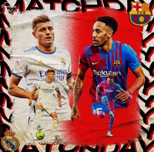 Aubamezang cũng đi vào lịch sử El Clasico khi là cầu thủ đầu tiên góp công vào ba bàn thắng ngay lần đầu dự siêu kinh điển trong thế kỷ 21. Ảnh CNN