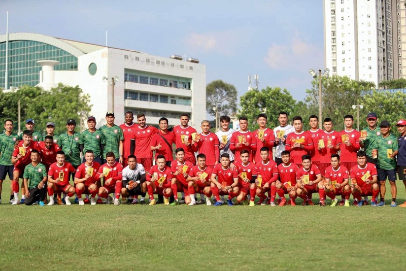 CLB TP.HCM tuyến bố sẽ thẳng tay thanh lý các cầu thủ lãn công. Ảnh CLB