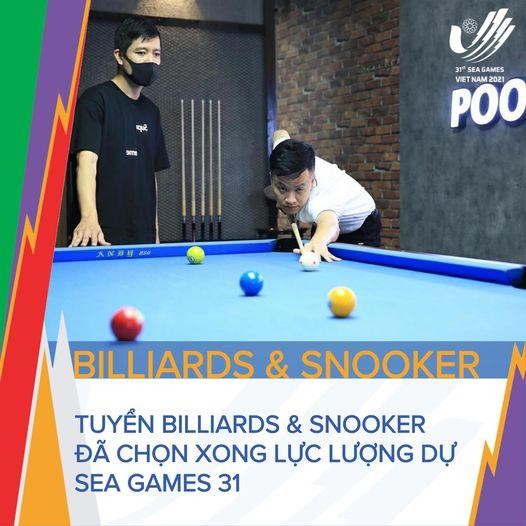 VĐV Billiards & Snooker tập luyện. Ảnh BTC VĐV Billiards & Snooker tập luyện. Ảnh BTC